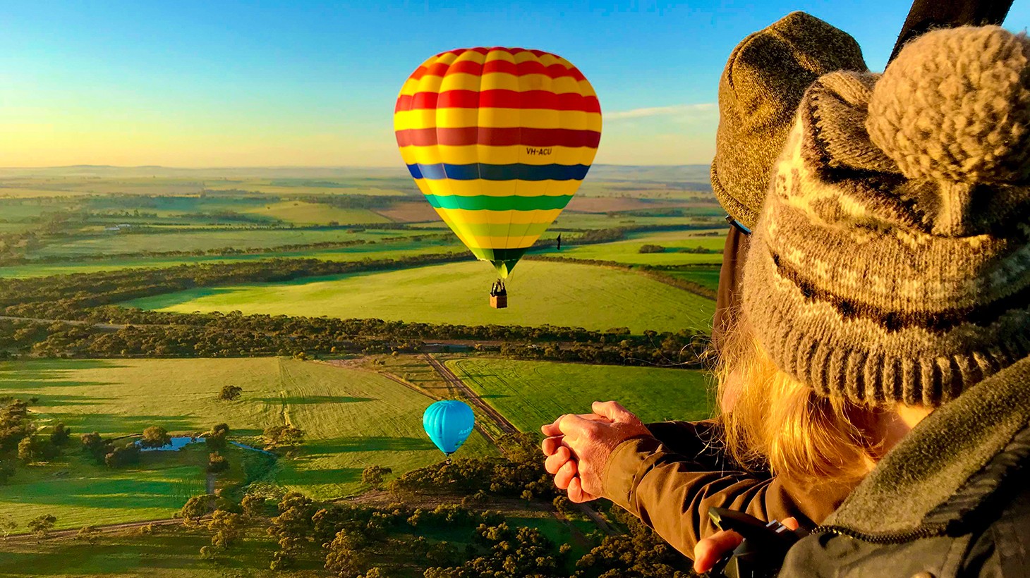 Perth Drift Above Avon Valley on an Early Morning Hot Air Balloon Flight