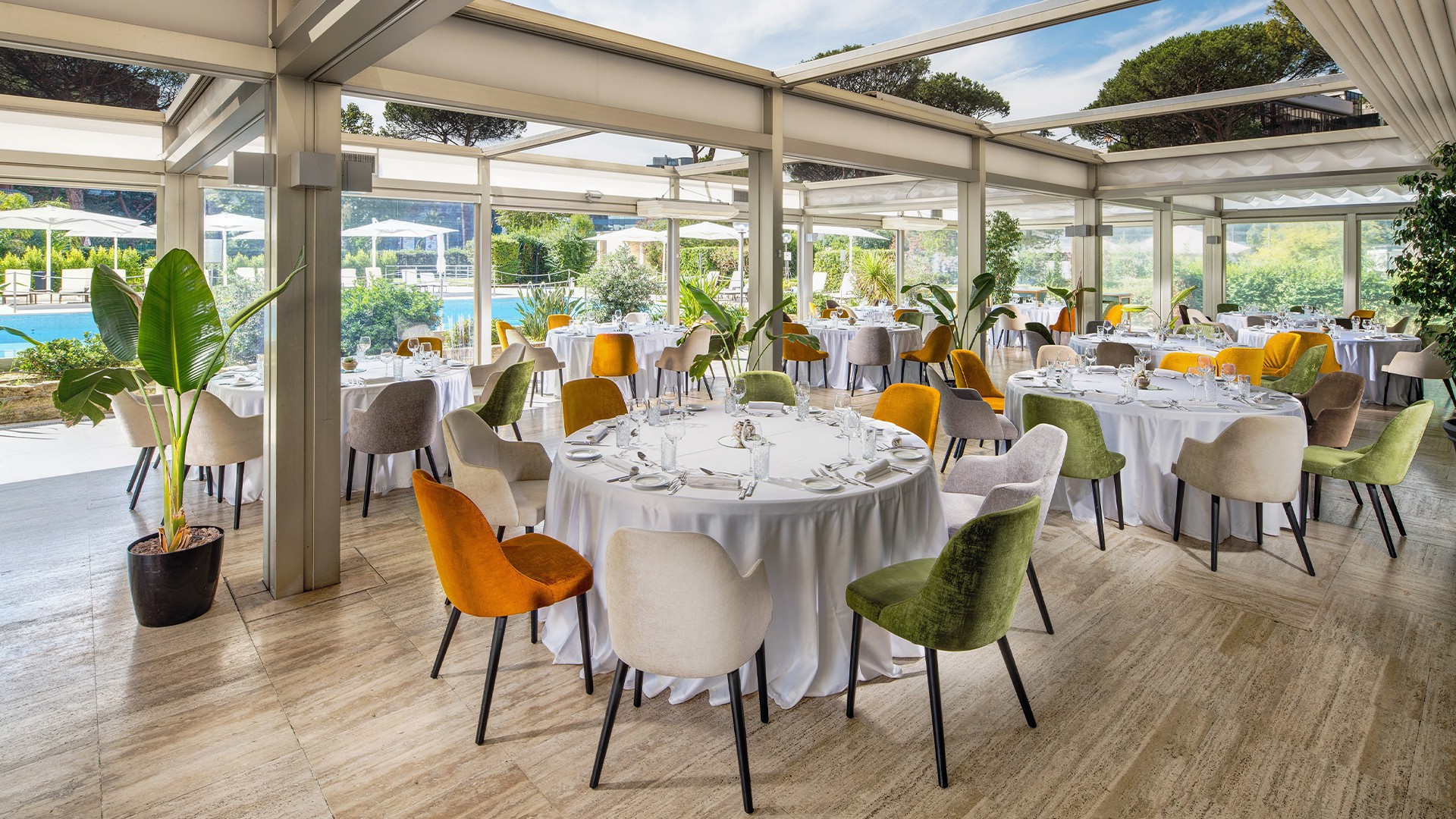 Lush Resort-Style Rome Stay Near the Airport with Outdoor Pool, Bar ...
