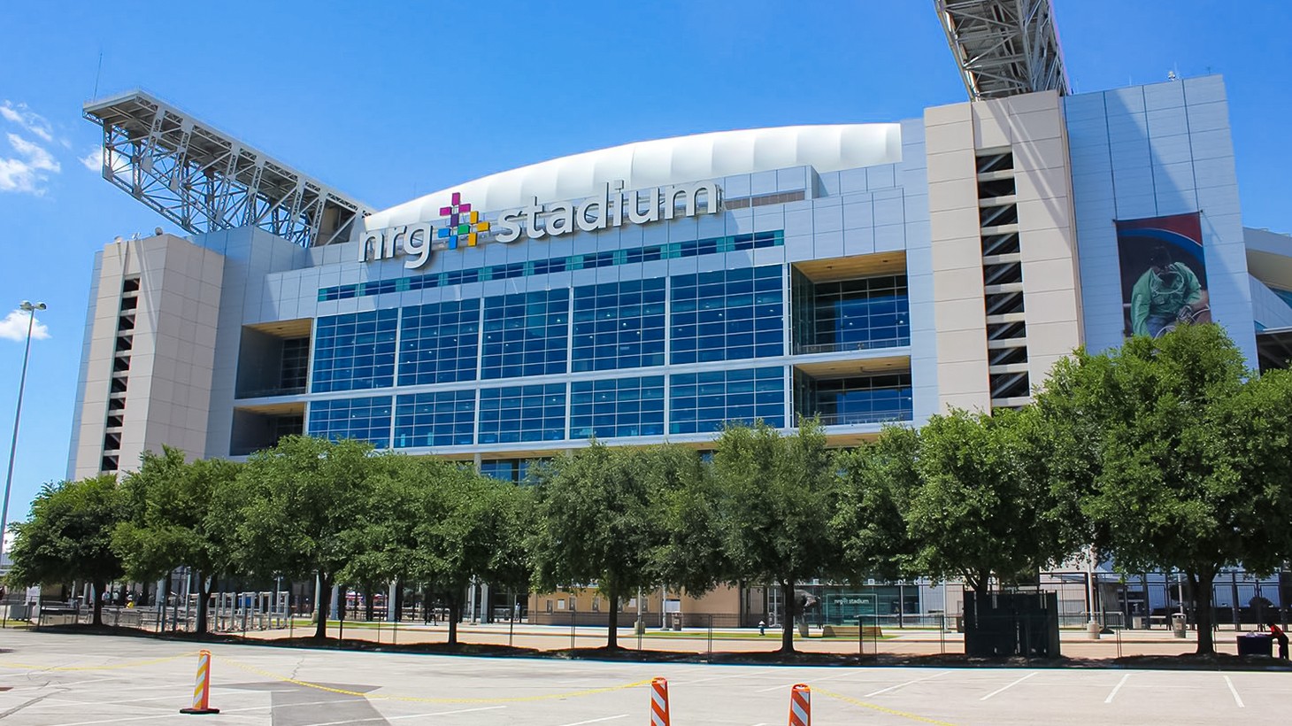 Houston Texans Panoramic - Reliant Stadium Picture - End Zone