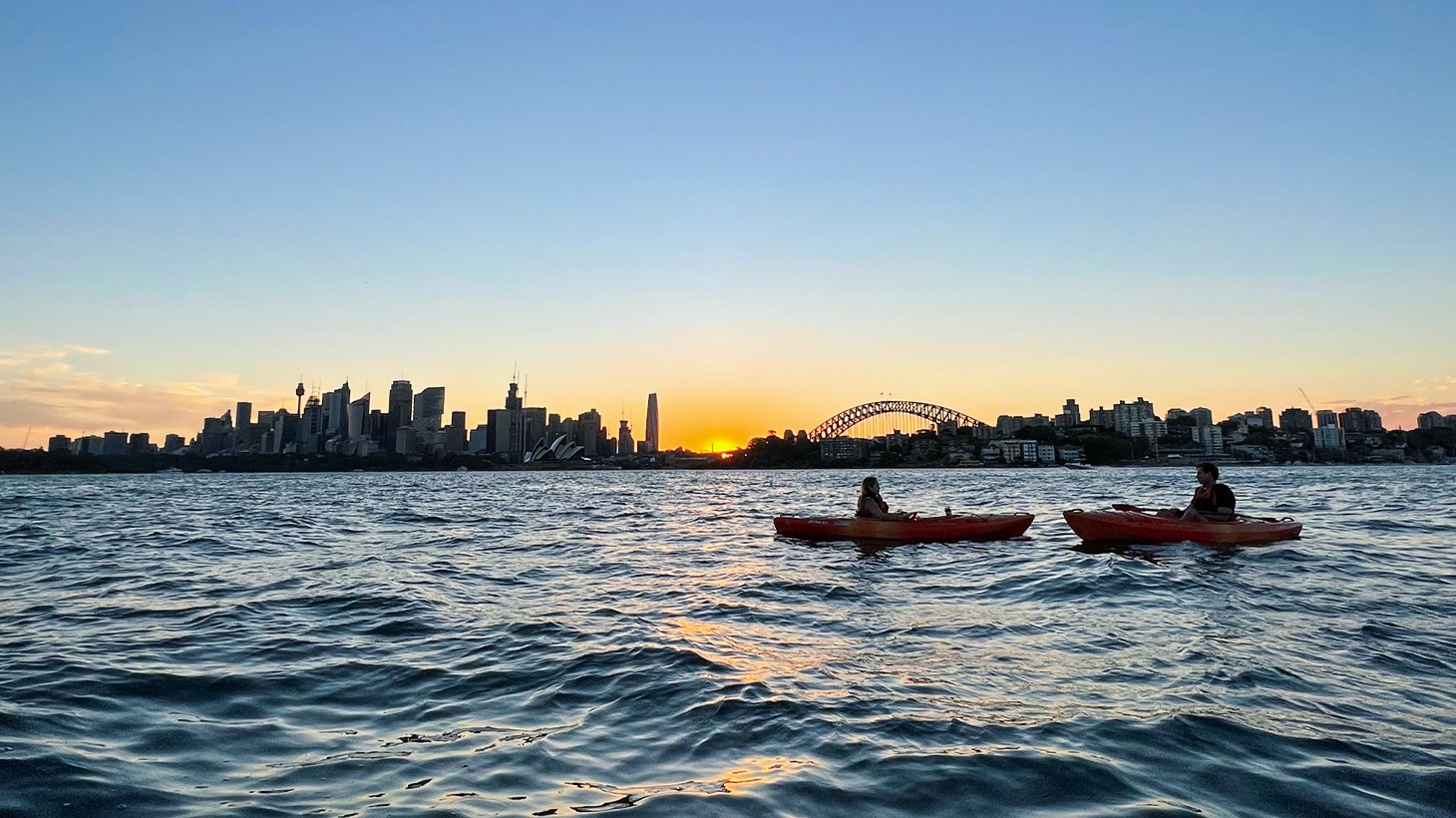 Sydney 1.5 Hour Sunset Kayak Tour through Sydney Harbour with