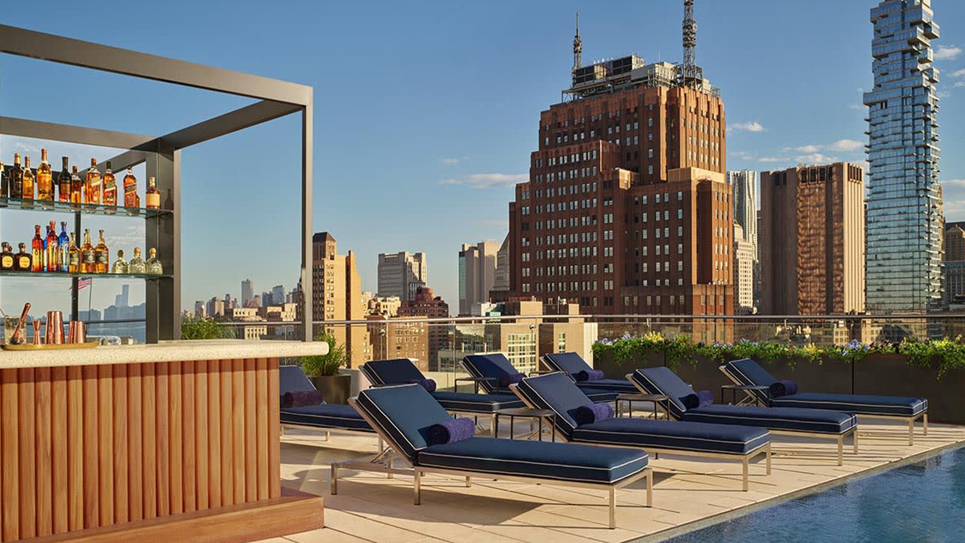 Skyline Serenity: Rooftop Lounge Retreats