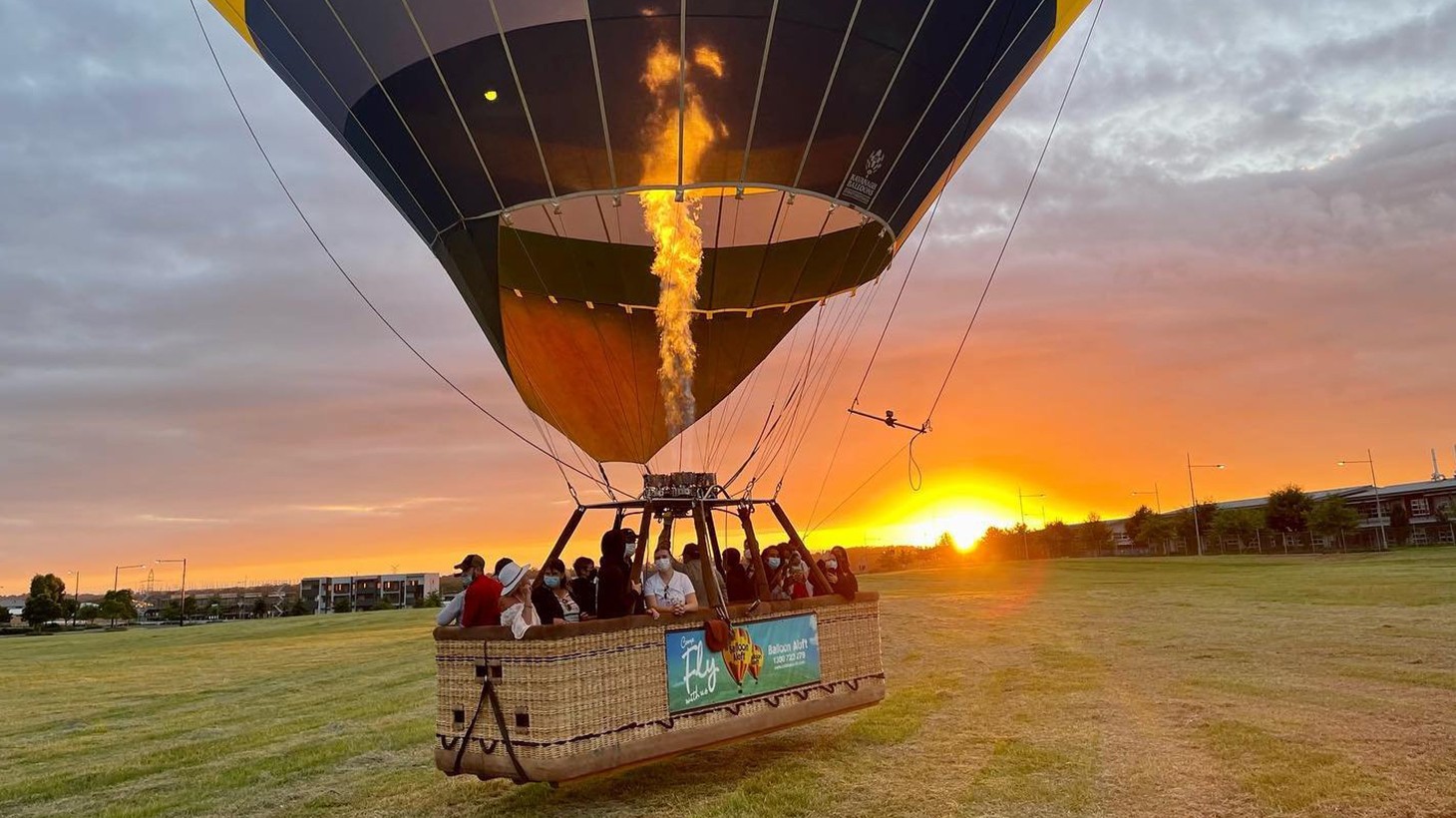 Hot air on sale balloon sydney