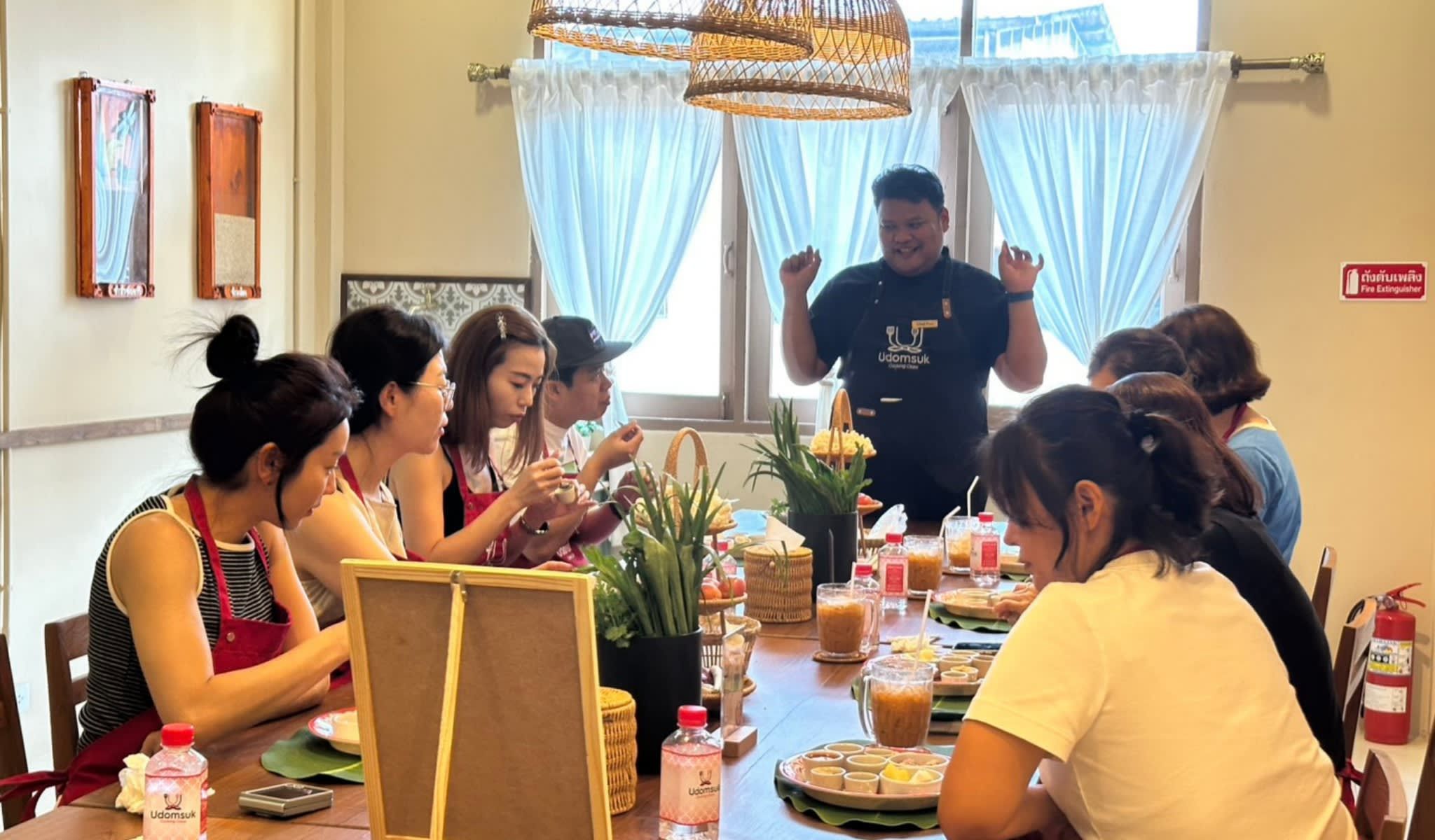Bangkok Udomsuk Thai Cooking Class with Local Market Tour 7