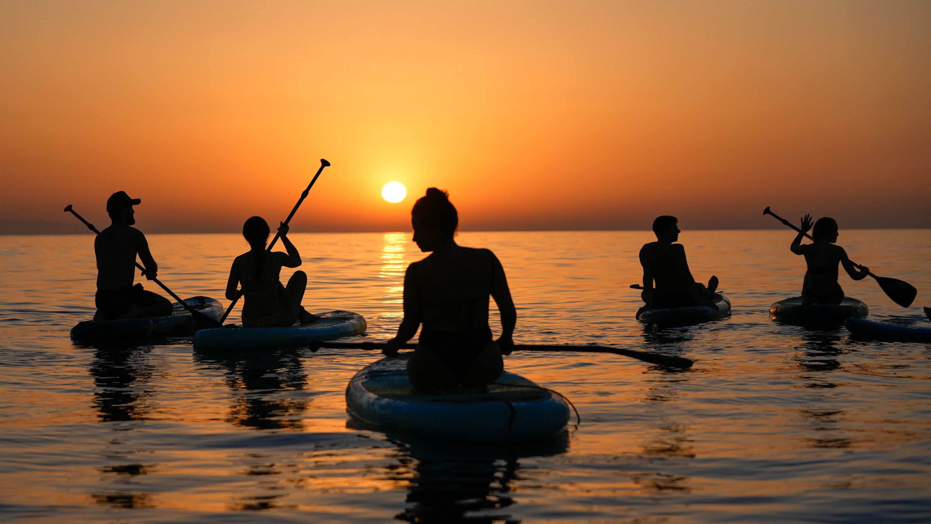 Barcelona - Sunrise Paddle Surf with Instructor and photos