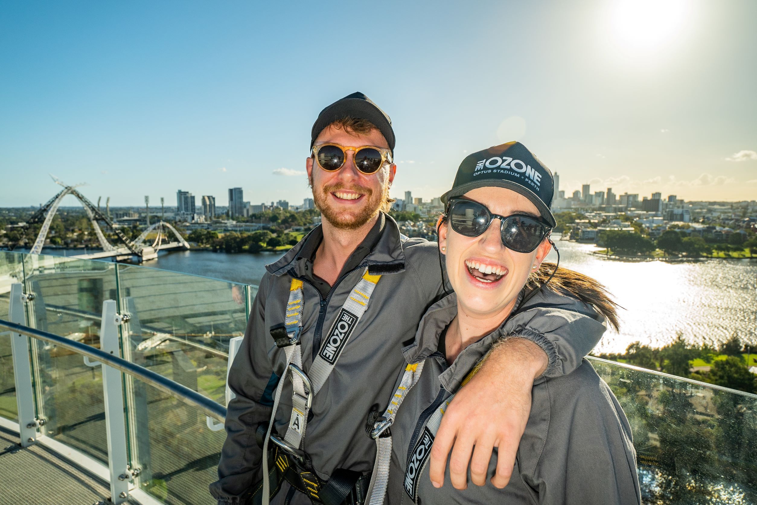 Optus Stadium Halo Experience Rooftop Tour with Branded Hat 5