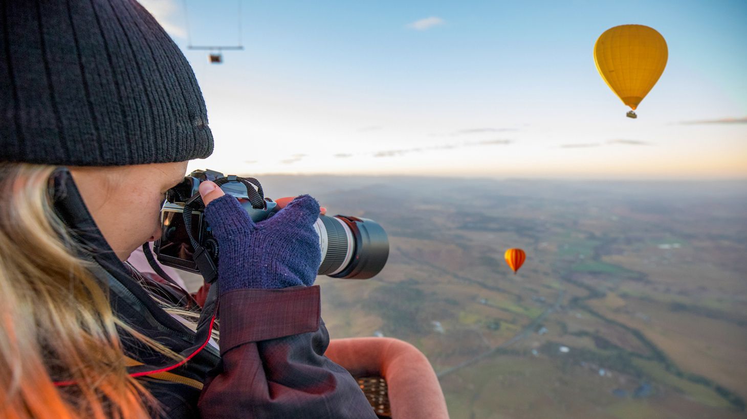 Early Morning Hot Air Balloon Flight with Vineyard Breakfast & Sparkling Wine 8