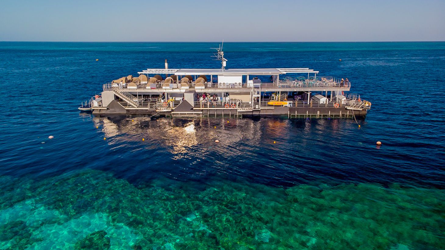 Full-Day Great Barrier Reef Experience with Buffet Lunch, Underwater Observatory Access & Semi-Submarine Guided Tour
