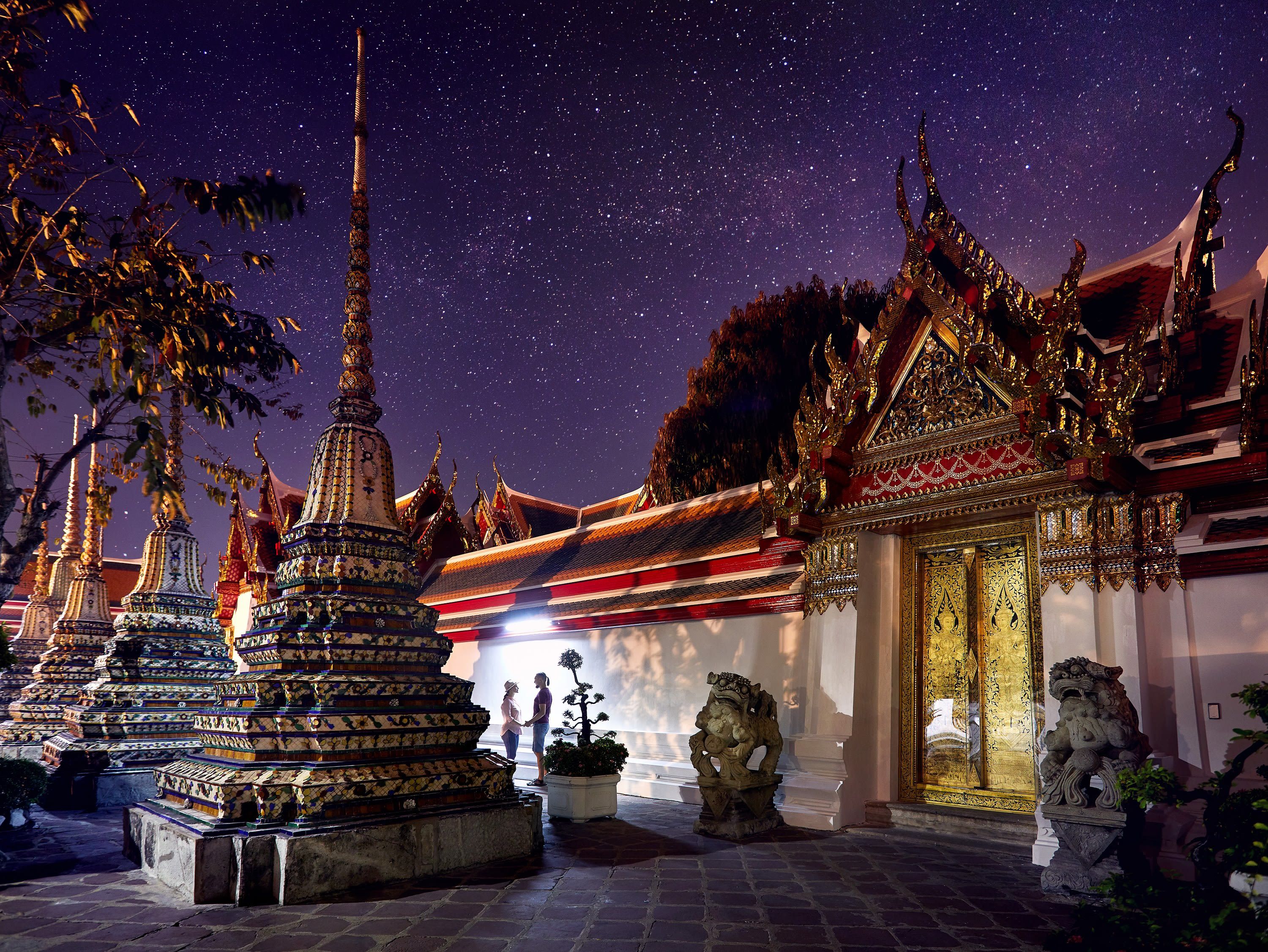 Bangkok-Nachttour: Wat Arun, Wat Pho, Chinatown & Tuk-Tuk-Abenteuer 3