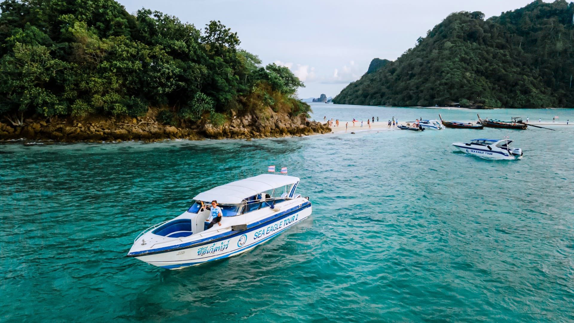 4 Islands Speedboat Day Tour from Krabi by Sea Eagle
