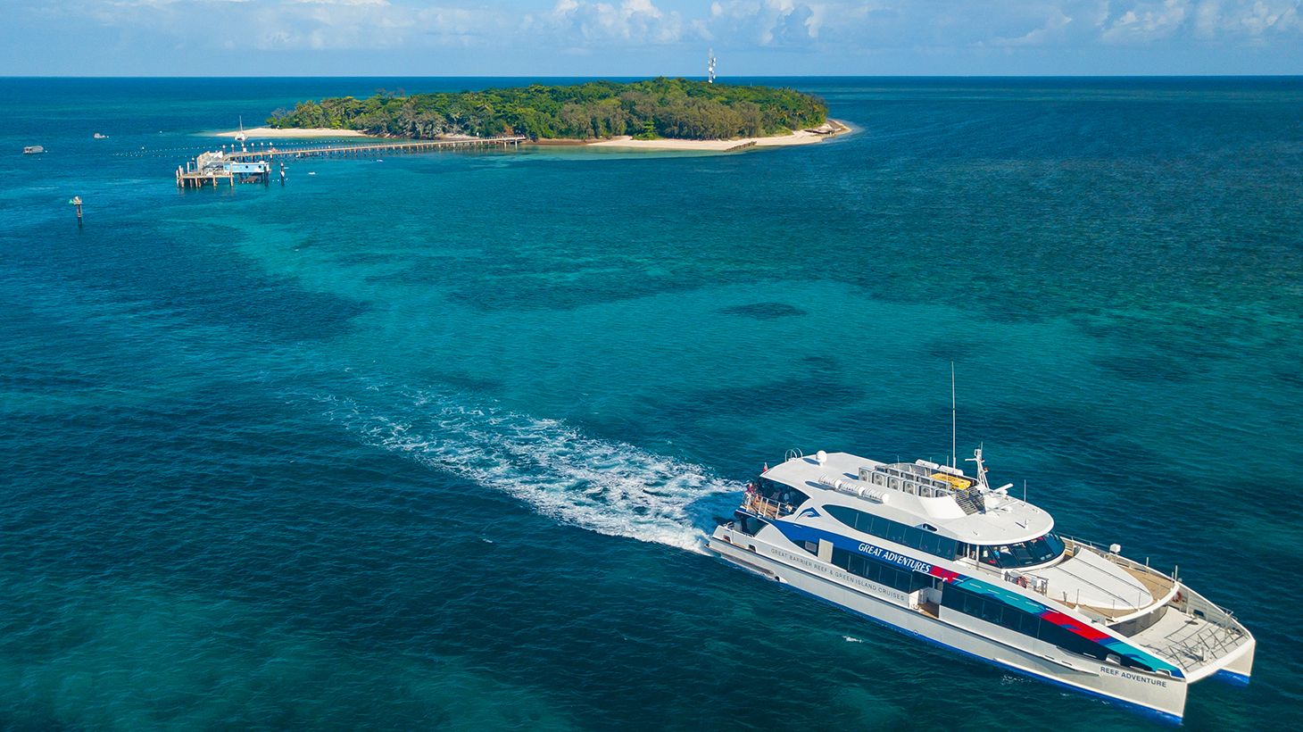 Full-Day Green Island Eco Adventure with Snorkelling or Glass Bottom Boat Tour