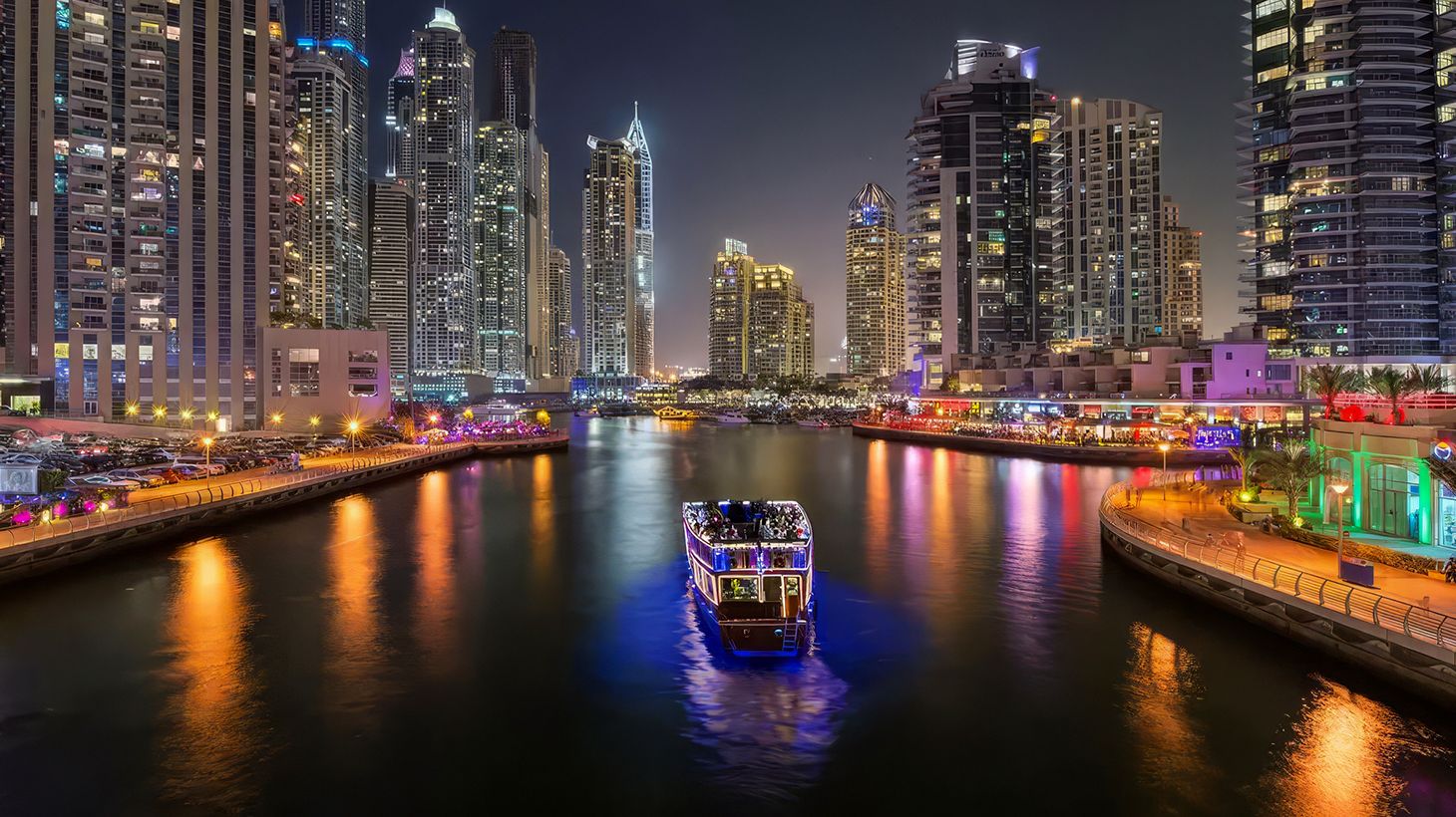 Two-Hour Scenic Dubai Marina Evening Dhow Cruise with an International Buffet Dinner & Hotel Transfers 7