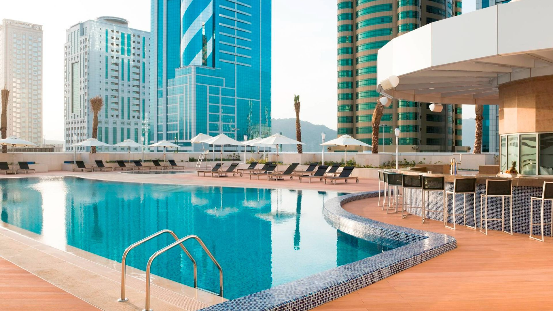 Fujairah Self-Contained Studios & Apartments near the Gulf of Oman with Sprawling Outdoor Pool