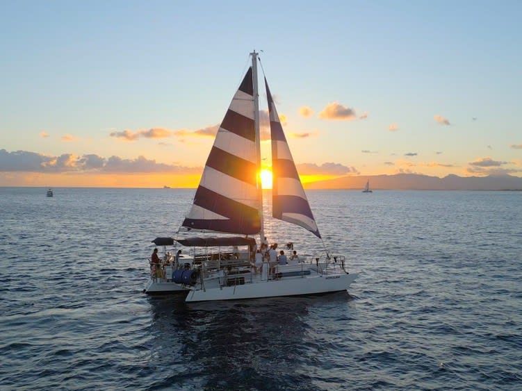 Sail into the Sunset with a Waikiki Swim in Oahu, Hawaii