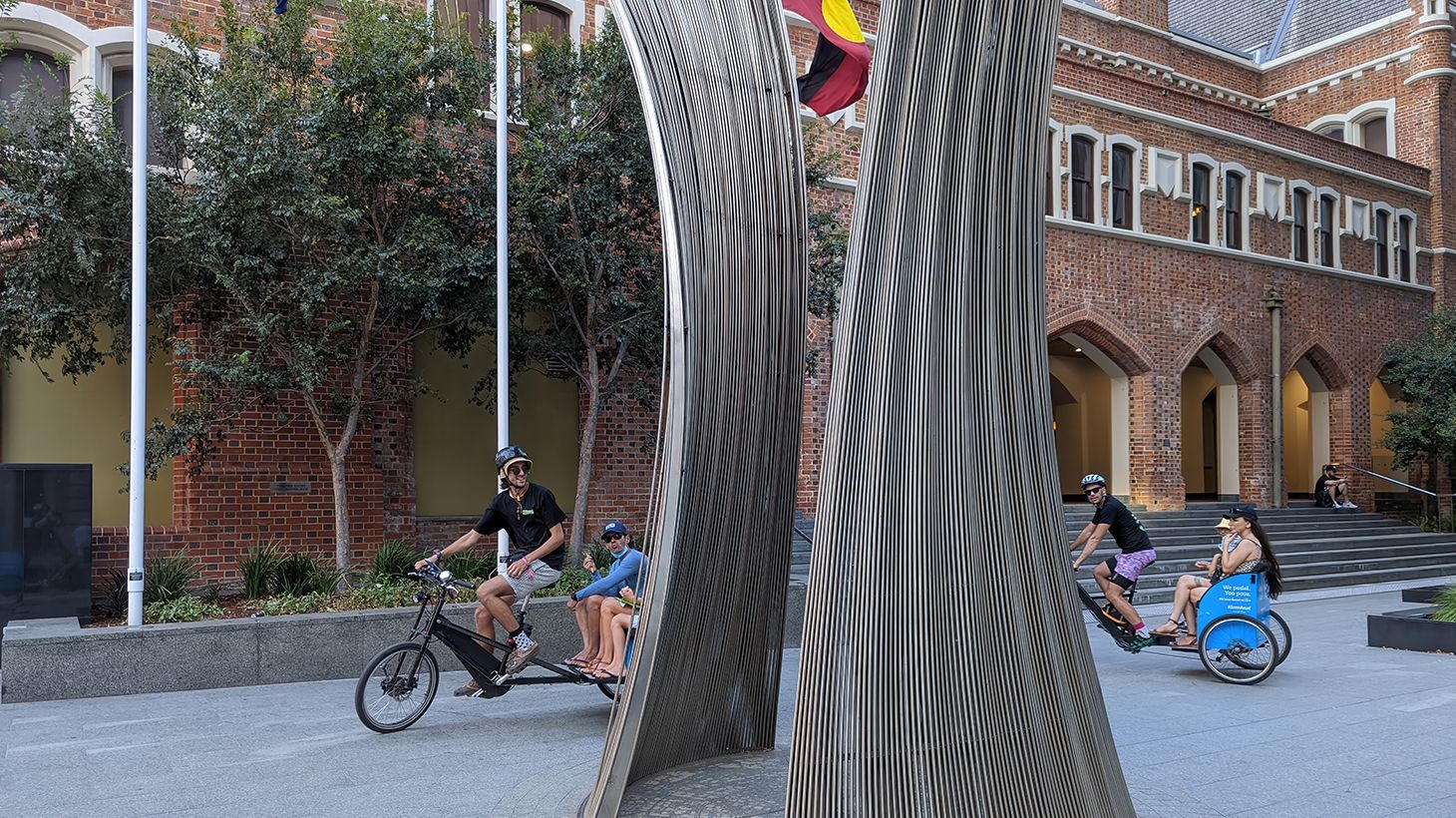 1.5-Hour Guided Rickshaw Tour of Perth CBD with Street Art Visits & Return Transfers to WA Museum Boola Bardip 2