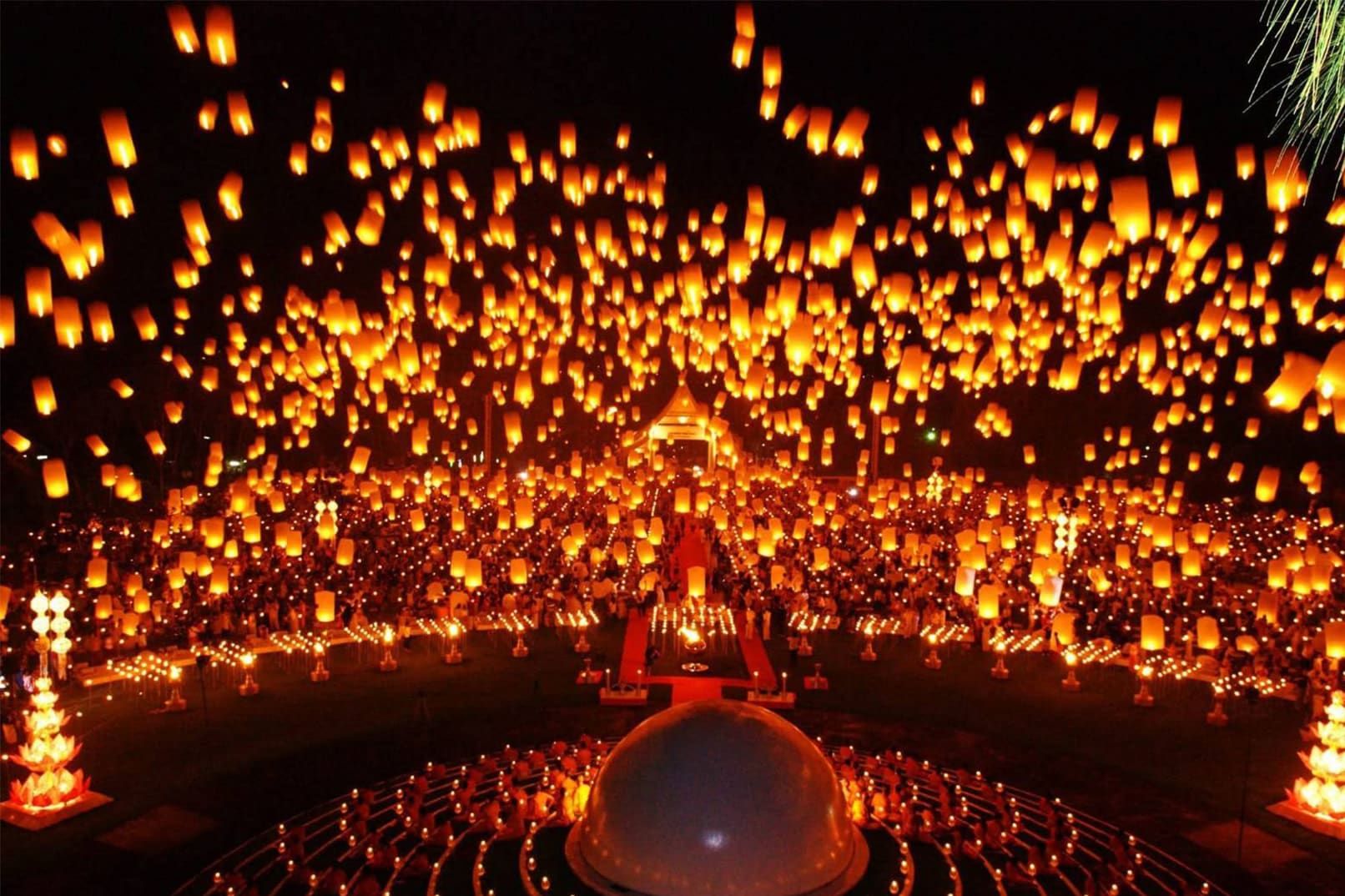 Yeepeng Lanna International Lantern Festival 2026 in Chiang Mai