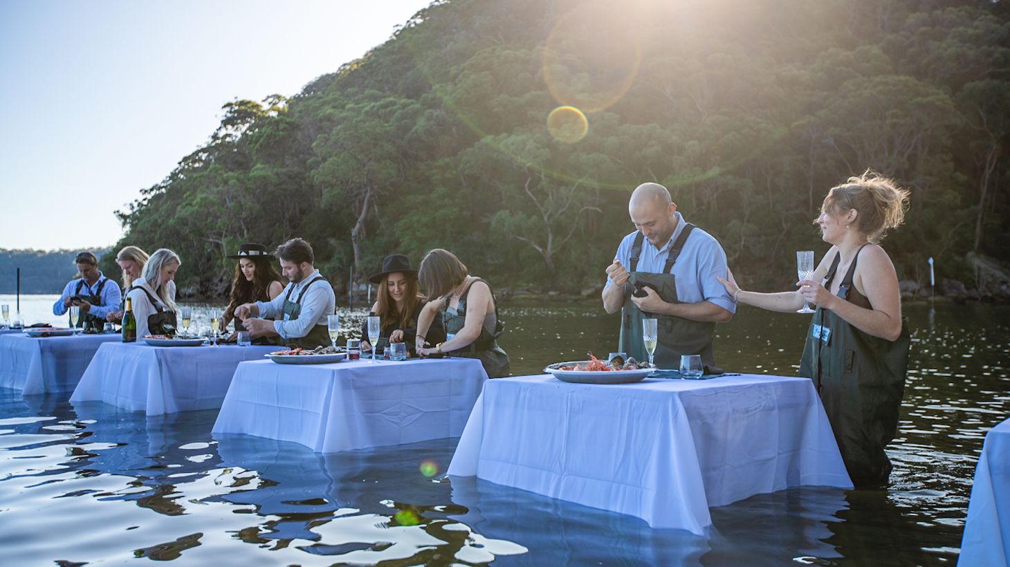 Immersive Oyster Farm Boat Tour & In-Water Dining Experience with Oyster Tasting 7